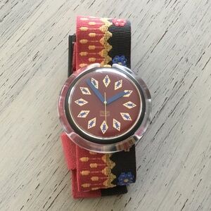 Rare 1993 Midi Pop Swatch Buchara
